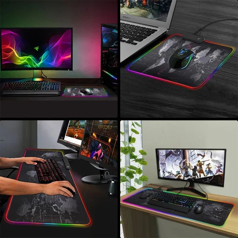 Tapis de souris sans fil rgb, blanc, avec chargeur, personnalisé, pour gaming, dimension 3xl Shenzhen Yiqi Network Technology Co., Ltd.
