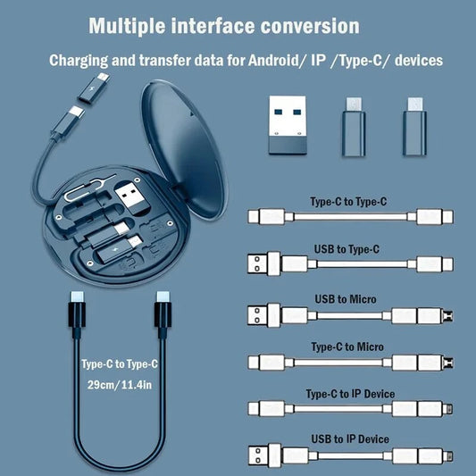 6 en 1 Circle box kit de câble adaptateur de charge multi usb Shenzhen Bestc Co., Ltd.