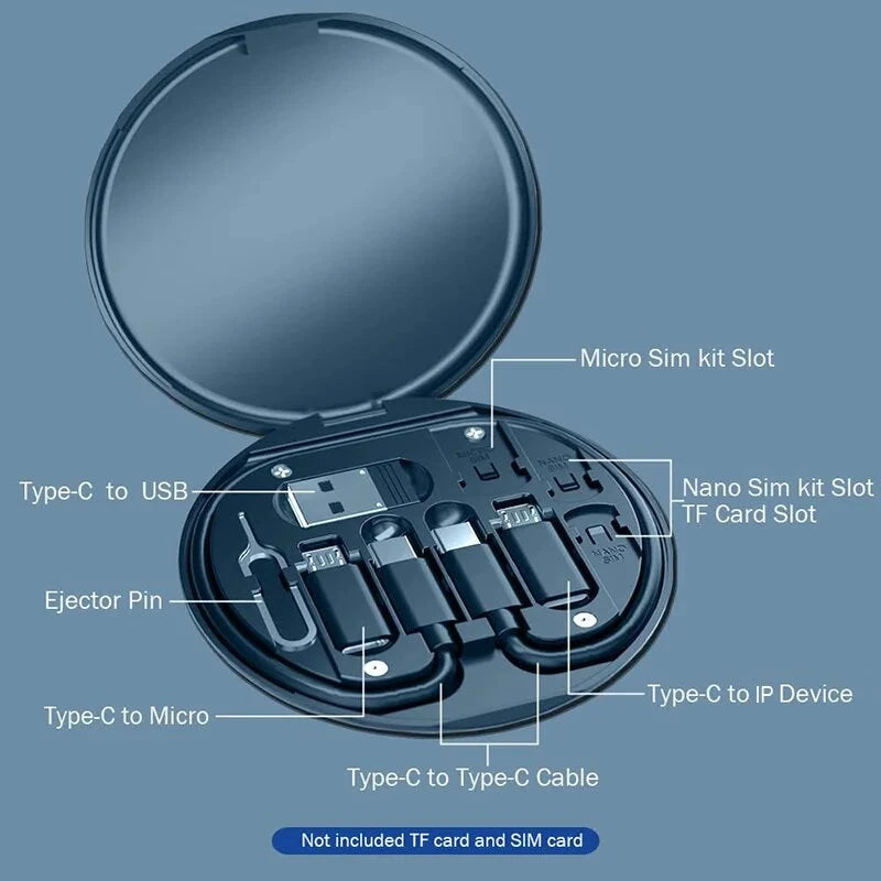 6 en 1 Circle box kit de câble adaptateur de charge multi usb Shenzhen Bestc Co., Ltd.