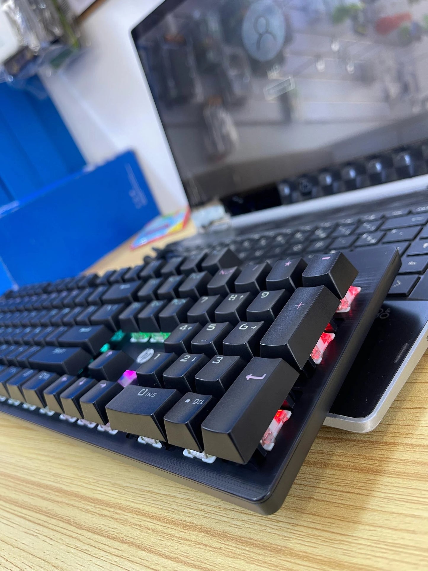 CLAVIER GAMING HP GK100 F SOURA STORE
