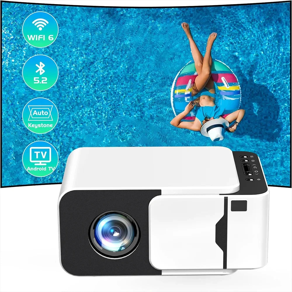 PROJECTEUR Android 13 Système T6 Mini Portable Home Cinéma Vidéo LED LCD 4K Projecteur Intelligent Shenzhen Funphenix Technology Co., Ltd.