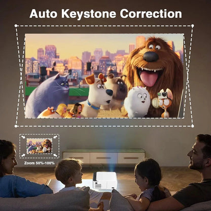 PROJECTEUR Android 13 Système T6 Mini Portable Home Cinéma Vidéo LED LCD 4K Projecteur Intelligent Shenzhen Funphenix Technology Co., Ltd.