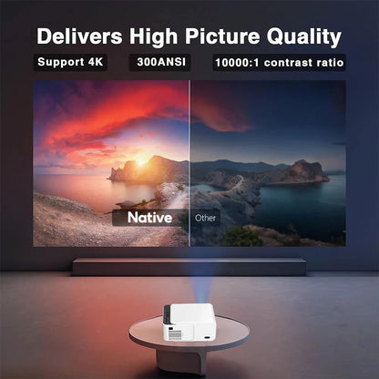 PROJECTEUR Android 13 Système T6 Mini Portable Home Cinéma Vidéo LED LCD 4K Projecteur Intelligent Shenzhen Funphenix Technology Co., Ltd.
