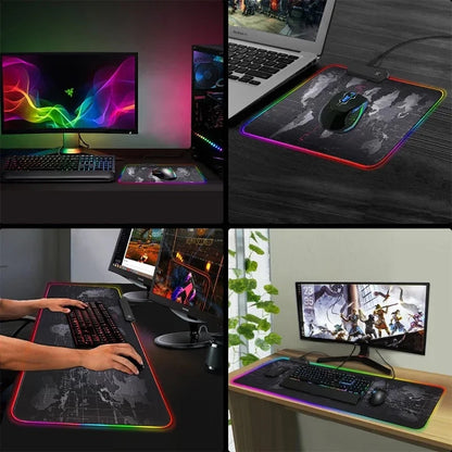 Tapis de souris sans fil rgb, blanc, avec chargeur, personnalisé, pour gaming, dimension 3xl Shenzhen Yiqi Network Technology Co., Ltd.